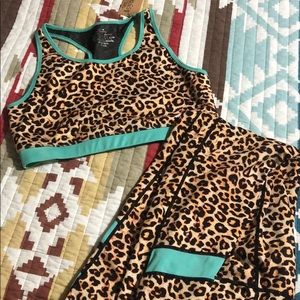 Crazy Train Leopard Workout Set